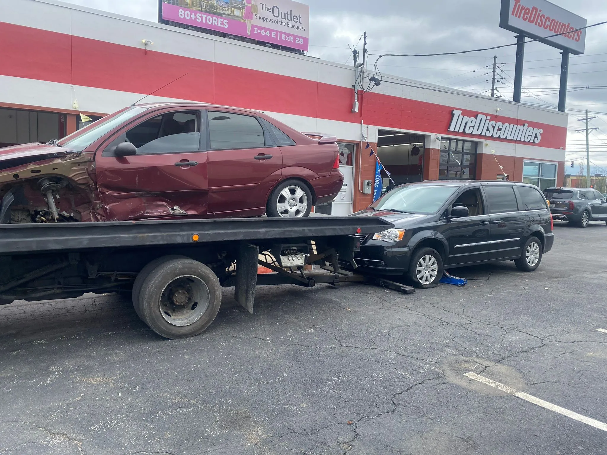 Winch Out Service operation in Louisville, Kentucky